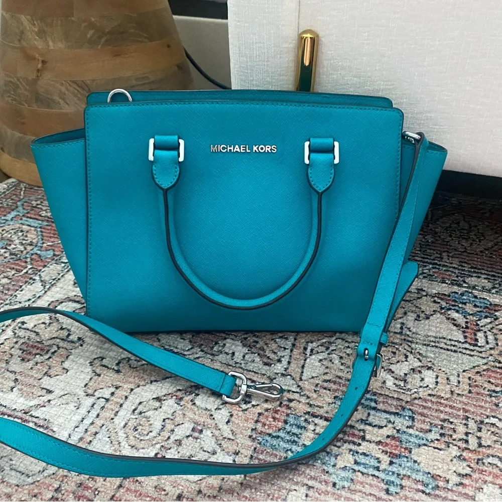 Michael Kors Selma medium satchel with dust bag - Picture 2 of 6